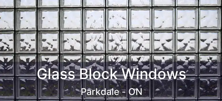  Glass Block Windows Parkdale - ON