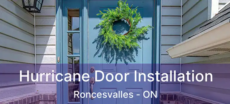  Hurricane Door Installation Roncesvalles - ON