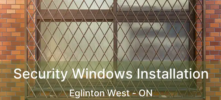 Security Windows Installation Eglinton West - ON