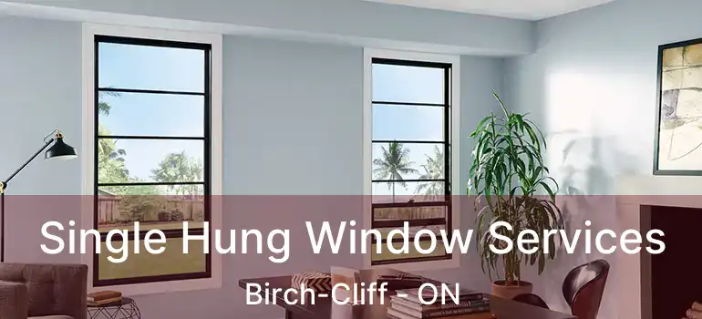  Single Hung Window Services Birch-Cliff - ON