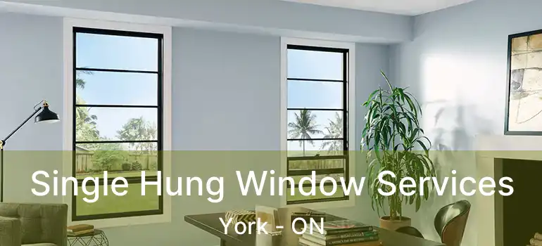  Single Hung Window Services York - ON