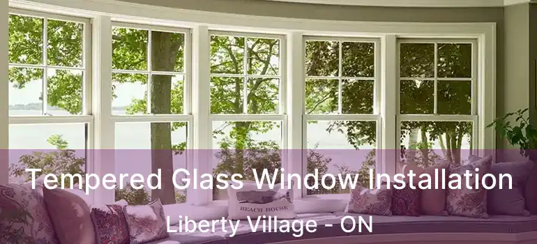  Tempered Glass Window Installation Liberty Village - ON