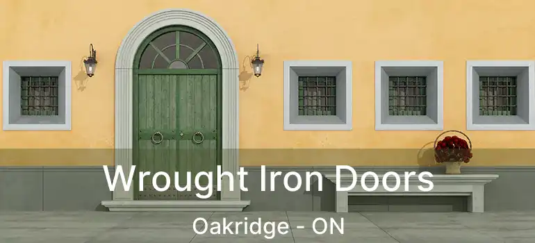  Wrought Iron Doors Oakridge - ON
